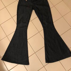 Very wide flare jeans